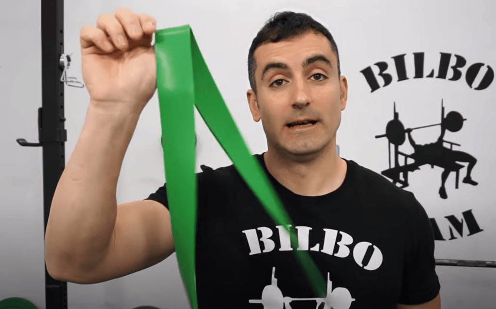 Elastic band for strength training