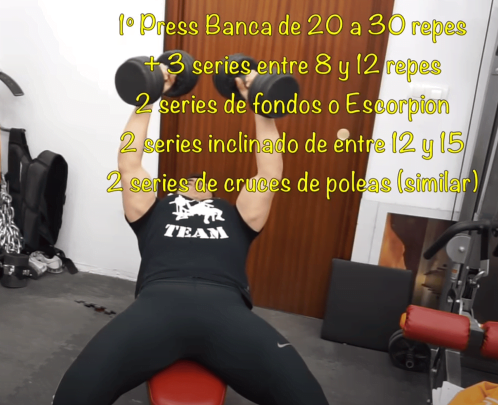 dumbbell pectoral training keys with dumbbells