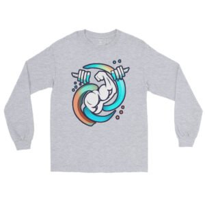 sudadera deportiva gris