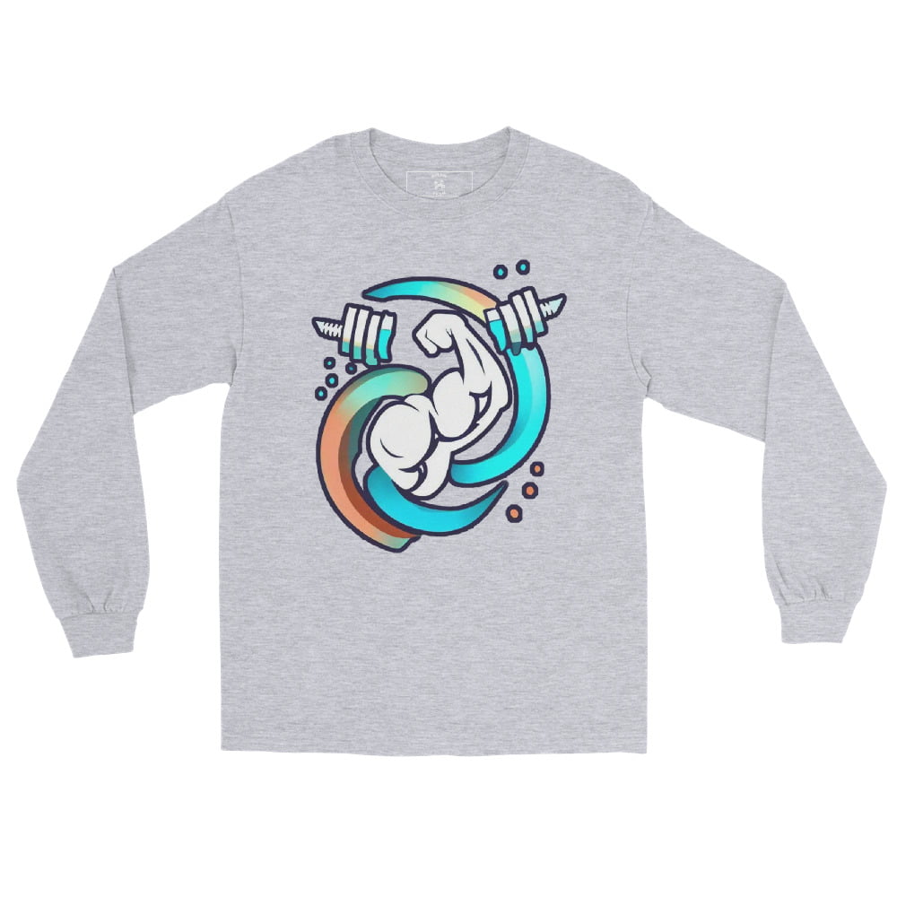 sudadera deportiva gris