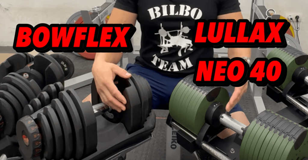 mancuernas Lullax NEO40 comparativa Bowflex