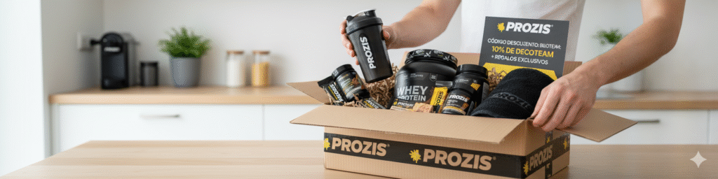 Box with PROZIS products and discounts